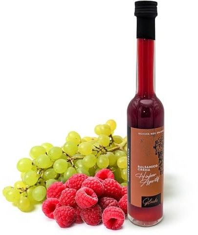Glücks MOMENTE Himbeer Aperitif 100ml Balsamico Crema Frucht Essigzubereitung mit 3% Säure