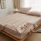Bleyoum Bedding Gesteppte MatratzenauflageWeich Mikrofaser Matratzen Topper mit Spannumrandung Matratzenschoner Unterbett auch für Boxspring-Betten,48x74cm/2PCS