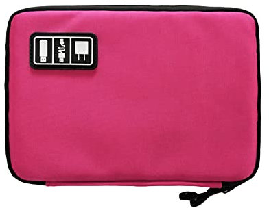 VULTRO Nylon-Kopfhörer-Organizer, tragbar, wasserdicht, Digital-Gadget-Tragetasche, großes Fassungsvermögen, elastisch, staubdicht, für Zuhause, Reisen