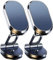 Timpou Alloy Folding Car Phone Holder, 720° Rotatable Universal Magnetic Cell Phone Mount with 8 Strong Magnets (2 pack)