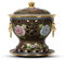 OYWEHECE Einzelne Person, Kleiner Kupfertopf, Alter Pekinger Kleiner Dicker Kuh-Hot Pot, Chinesischer Traditioneller Cloisonné-Hot Pot, Kommerzieller Alkoholanteil, Roter Kupfer-Hot Pot,F