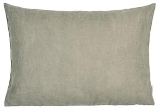 beties Farbton-Serie Kissenbezug ca. 25x35 cm Premium Uni kleine Kissenhülle aus deutschem Unternehmen, Chenille-Haptik in Raumausstatter Qualität - Greig-Taupe