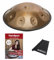 Sela Handpan SE 202 Harmony D Amara mit Lehrbuch und keepdrum Mikrofasertuch