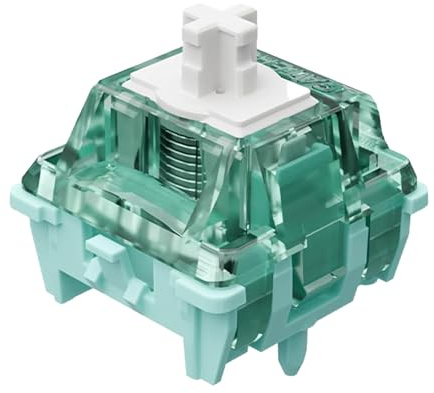 kutethy GATERON Magnetic Jade Pro Keyboard Switches, Linear Factory Pre-lubed Freely Setting Pre-Travel 20mm Longer Spring Key Switches for Magnetic Gaming Keyboard(90PCS)
