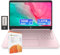 HP Flagship 14 Laptop with 1 Year Office 365 | 16GB RAM | 1.22TB Storage(64GB eMMC & 160GB Docking Station & 1TB Cloud Storage) | Intel 4-Core Processor| Webcam | Wi-Fi | Windows 11 | Pink