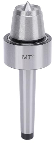 Woodworking Live Tailstock Center MT1 Stainless Steel Wood Lathe Live Center for Wood Metalworking Lathes