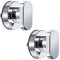 Jesustree Tirador de Puerta con Ventosa, 2 Pcs Manijas Portátil Fuertes de Ventosa, para Puertas y Ventanas de Vidrio, Puertas Correderas de Baño, Asa del cajón de Cocina, Gabinetes, Refrigerador