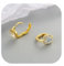 Creolen Gold Ohrringe, Kleinfür für Damen Herren Ohrstecker Hypoallergene 14K Vergoldet A+++ Zircon Kleine Knorpelohrringe Hypoallergen Huggie Helix Knorpel Ohrringe (Gold-A, Ohrringe für Frauen)
