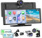 Hexinex Pantalla Carplay para Coche con CarPlay/Android Auto Inalámbrico, Pantalla Táctil de 10.26 Pulgadas Portátil con Dashcam 4K/Cámara Trasera de HD 1080P/Control por Voz/Bluetooth/Mirror Link