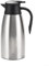 Feeshoppher Jarra aislada de 2 litros para café, tetera, servidor de bebidas frías y calientes, termo de acero inoxidable de gran capacidad, termo al vacío de acero inoxidable de doble pared (plata)