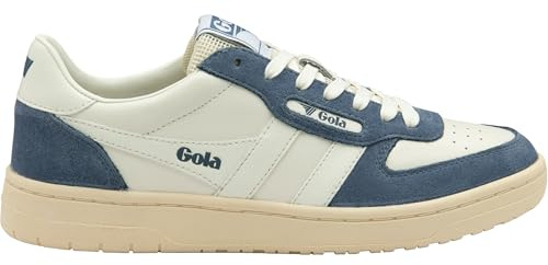Gola Women's Hawk '89 Sneaker, Off White/Moonlight/Off White, 4 UK