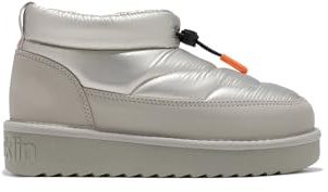 D.Franklin Stivaletti Donna Imbottiti con Fodera Interna Nordic Low Bomb Silver. - Stivali per Donna - Moda casuale - Taglia (38) - Modello bomb