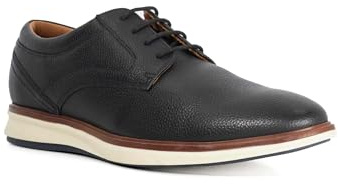 Dune London Mens BRYDON Leather Lace-Up Hybrid Shoes Size UK 11 Casual Shoes Black
