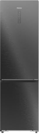 Hisense Pureflat Hi5 70/30 413L Fridge Freezer Black Brushed Steel RB5P410SAFCUK, Total No Frost, Metal Cooling, Integrated Wi-Fi, Multi Air Flow, C Rated