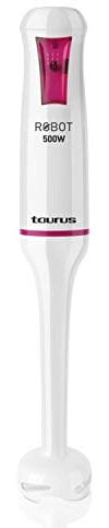 Taurus Robot 500 Batidora De Mano, Plástico, Blanco/Morado