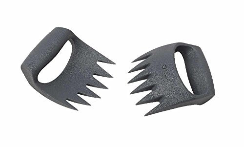 tepro Grillzubehör Pulled Pork Krallen 2er-Set aus Kunststoff Anthrazit
