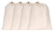 Hell Blues 4-Pack Linen Storage Bags with Drawstrings X-Large 13x15 - Canvas Fabric Bread Bag - Bulk Food -Reusable Muslin Natural Potato Onion Storage Pouch - Cloth Shoe Bags
