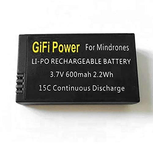 Paracity, 3.7v 600mAh Battery pour Parrot MiniDrones Mambo, Jumping Sumo & Rolling Spider