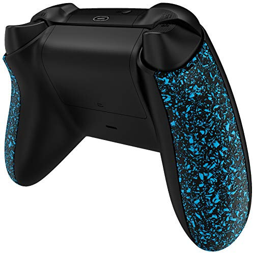 eXtremeRate Grip Cover per Xbox Series X S Controller Pannello Laterale Pezzi Ricambio per Xbox Series X S Joystick Model 1914(Blu Antiscivolo)
