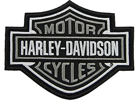 Harley-Davidson Aufnäher 5.6″ Bar & Shield B&W Patch