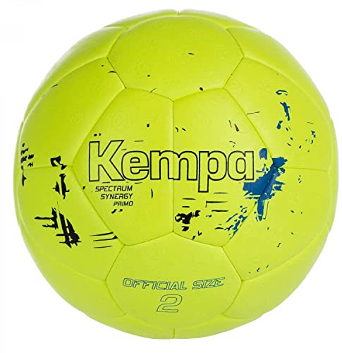 Kempa Handball Spectrum Synergy Primo Flue gelb mit Aufdruck Name