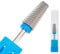 NICENEEDED Tungsten Nail Carbide 5 in 1 Bit, Two Way Rotate use for Both Left and Right Handed, 3/32 Inch Professional Nail Drill Bits for Fast Remove Acrylic or Hard Gel(Silver, Medium)