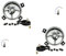 Johns, passend für VW Golf Fernscheinwerfer II 19E 08/87-12/92 mit H3 Set links rechts