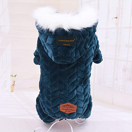 Haustier-Bekleidung Polyester Kapuzen-Sweatshirts Hunde-Katzen-Kleidung Plus Hundepulli Aus Altem Pulli (Green, XXL)