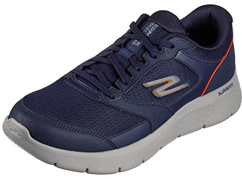 Skechers Go Walk Flex Herren Turnschuhe, Navy, 42 EU