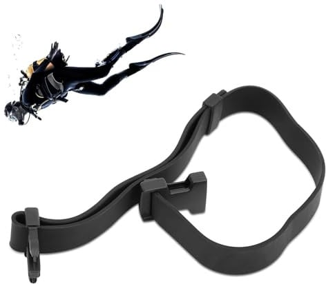 Agatige Scuba Dive Knife Straps Scuba Diving Universal Fins Straps Rubber Knife Straps, Quick Release Diving Snorkeling Replacement Knifes Belt