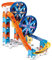VTech Marble Rush Fun Fair Set, Construction Toys for Kids, 5 Marbles and 26 Building Pieces, Electronic Track Set for Boys & Girls, Colour-Coded Building Toy with Sound, 4 Years +, English Version