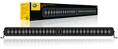 HELLA LED Lightbar Black Magic Double Row 30 Zoll Bar Offroad mit ECE Zulassung: 7900 echte Lumen doppelte Ausführung Zusatzscheinwerfer 12V - 24V