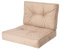 PillowPrim, Palettenkissen, Stulhkissen, Rattansessel, Outdoor, Auflage, Sitzkissen, Stuhlkissen, Rattanmöbel, Beige, 70 x 70 cm