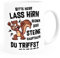 MoonWorks® Kaffee-Tasse mit Spruch Sarkasmus Herr lass Hirn regnen Bürotasse lustige Kaffeebecher weiß standard