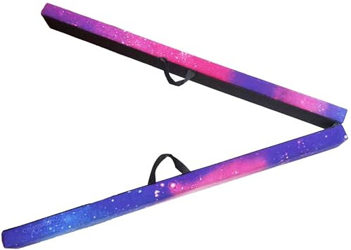 Cannons UK Gymnastikbalken, zusammenklappbar, Kunstwildleder, 240 cm