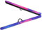 Cannons UK Gymnastikbalken, zusammenklappbar, Kunstwildleder, 240 cm