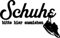 11cm Hochwertiges Schild Aufkleber-Folie Sticker Decal Schuhe bitte hier ausziehen mit Chucks Turnschuhen S971