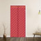 sourcing map Magnetic Thermal Insulated Door Curtain, Fits 31.5 x 75 Door Durable Oxford Weatherproof Door Blanket to Keep Warm in Winter and Cool in Summer, Red