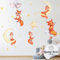 Baby Boo! Wandtattoo Kinderzimmer, Fuchs auf Stern Mond Wolke, Kinderzimmer Deko, Babyzimmer Deko, Wandsticker Kinderzimmer, Wandaufkleber Kinderzimmer, PVC, Wanddeko (90 x 30 cm)
