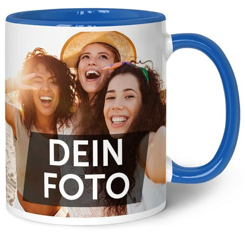 GRAVURZEILE Taza para Regalos Personalizados – Personalizada con tu propia foto – apta para alimentos – apta para lavavajillas – apta para microondas – Taza con foto o taza de empresa con logo – Verde