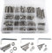 Rshuhx M5 M6 M8 Boulon et Écrous Vis à Tête Hexagonale Acier Inoxydable 304 Vis Tete Cylindrique Pans Creux Kit de Combinaison 300pcs