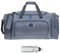 Sporttasche Damen Herren Trainer XL 69 cm 55 L Nassfach Reisetasche Schuhfach Sport Fitness Sauna Gym Bag Tasche sehr groß 1244 + Trinkflasche (Titan Grey (grau))