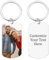 Porte-Clés Personnalisables, Porte-Clés Personnalisé Double Face, Porte-Clés Photo Idéal Pour Garçons et Filles, Homme, Femme, Petit Ami, Cadeau, Cadeau Personnalisé pour Anniversaire