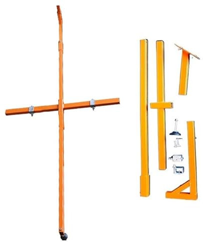 XSMYdpuk Hebewerkzeug für Klimaanlagen-Außengeräte, Handwinde, selbstsichernder Mechanismus mit Stützhalterung für 3 PS/5 PS-Klimaanlagen (Farbe: 3 PS-Halterung ohne Winde)
