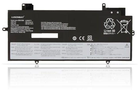 LUSONBAY L20C4P71 Laptop Battery Replacement For Lenovo ThinkPad X1 Carbon Gen 9 10 X1 Yoga 6th 7th Gen 6 7 Series SB10T83217 5B10W13974 L20D4P71 L20L4P71 L20M4P71 SB10T83216 5B10W13973 15.44V 57WH