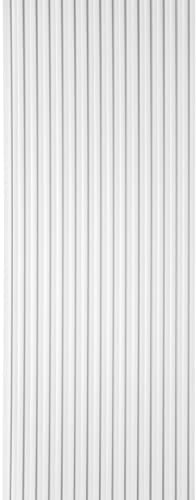 PROVISTON | Panneaux muraux acoustiques 3D | Kit | 12 x 120 x 2700 mm par panneau | Blanc apprêté | Moderne | Haute qualité | Robuste | Durable | 15 pièces