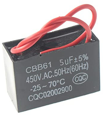 CBB61 Kondensator 450 V 2 2 3 3 5 4 5 8 10 12 15 16 20 Kondensator Ventilator Abluftmotor Betriebskondensator