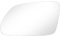 Mingke Spiegelglas Ersatz für Volkswagen (VW) Polo (9N) 2005 bis 2009,Skoda Octavia II 2004-2008 Octavia II Combi 2004-2008 Links Fahrerseite Beheizbar Außenspiegel Glas mit Trägerplatte