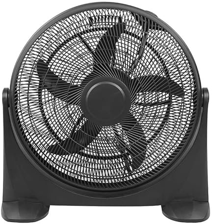 bion electrics Ventilatore industriale, 5 pale Ø 50 cm, 80 w, nero