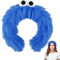 Heartsking Krümelmonster Haarreif, Krümelmonster Kostüm Damen Haarreif Karneval Damen, Cookie Monster Krümelmonster Accessoires Haarreif, für Karneval Cosplay Keks-Liebhaber